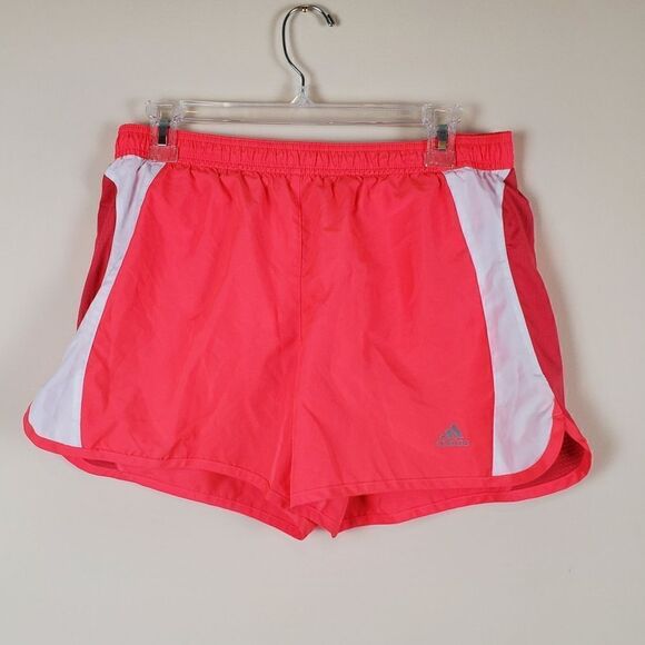 adidas Pants - Adidas Pink Coral Lined Shorts Medium
